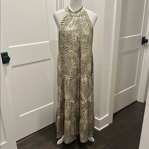 NWT THML Halter Neck Midi Dress Sz M